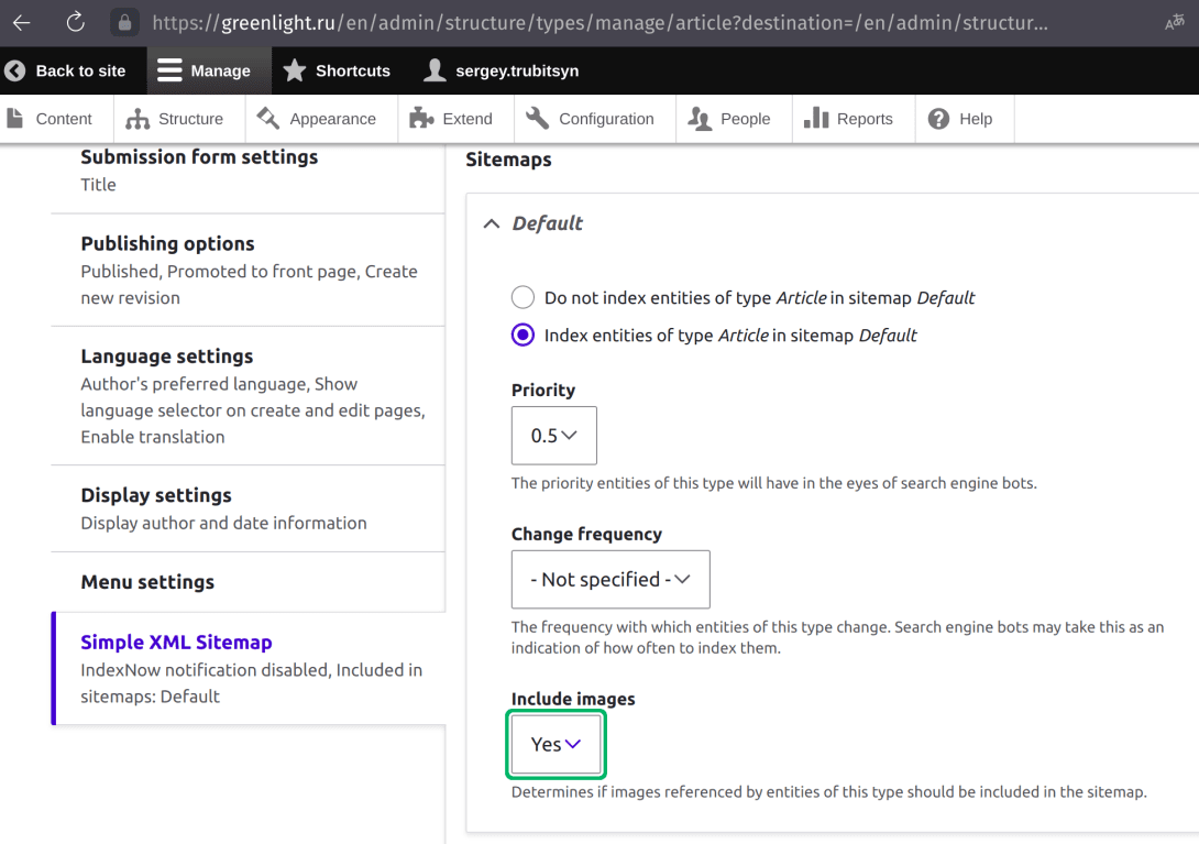 Базовая оптимизация SEO сайта на Друпале с помощью модуля Simple XML Sitemap